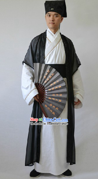 Ancient Chinese Childe Costumes and Hat for Men