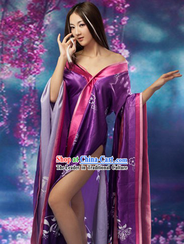 Ancient Chinese Film Hua Pi Xiao Wei Costumes Complete Set for Women