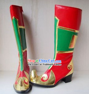 Mongolian Dancing Long Boots for Women