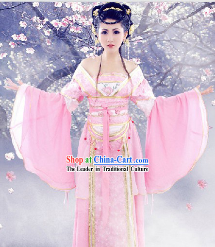 Ancient Chinese Pink SD Fairy Goddess Costumes