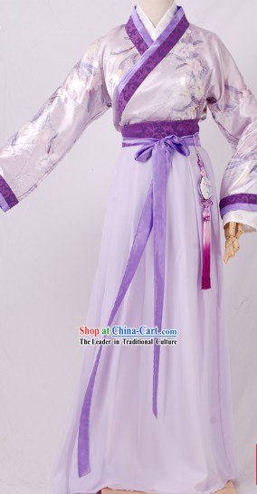 Ancient Chinese Han Dynasty Garment Clothing Complete Set