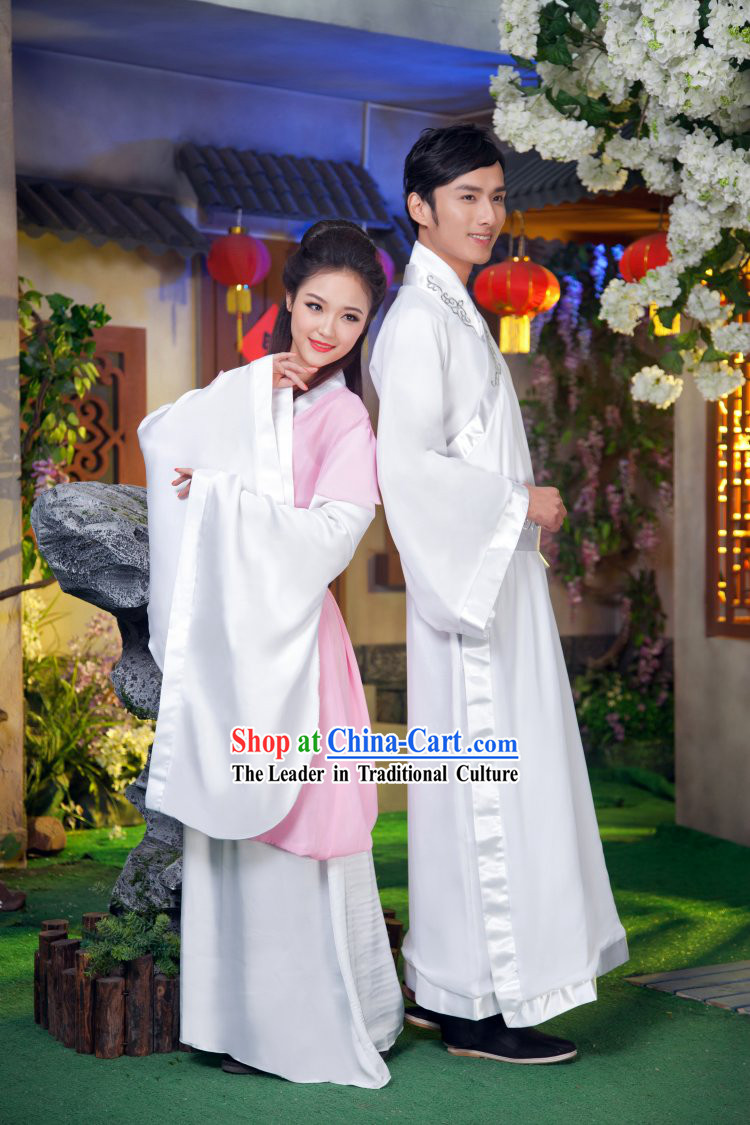 Traditional Ancient Chinese Couple Outfits for Husband and Wife