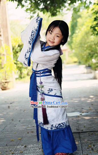 Traditional Chinese Quju Clothing Complete Set for Kids