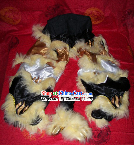 Tiger Claws Stripe Chinese Festival Celebration One Pair of Lion Dance Pants and Shoes Covers