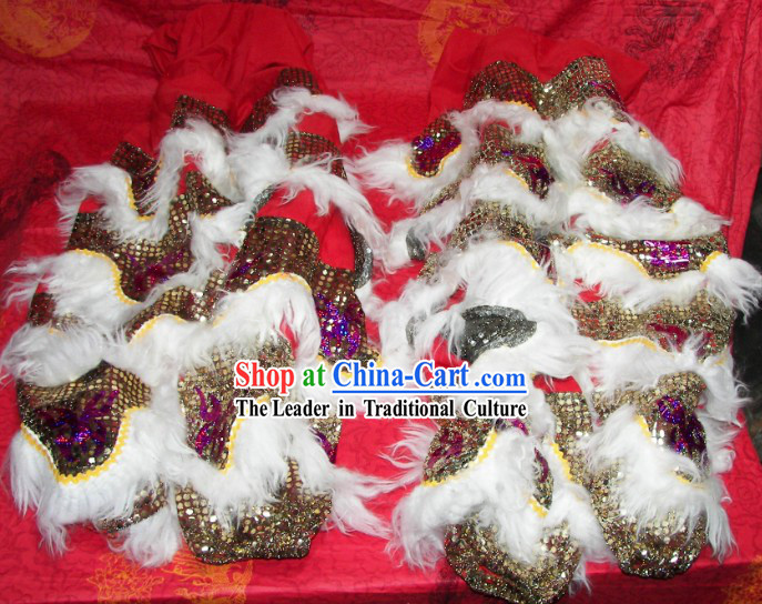 Top Quality Two Pairs of Lion Dance Pants and Claws Covers