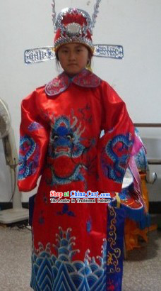 Chinese New Year Cai Shen Ye Fairytale God of Wealth Costumes for Children