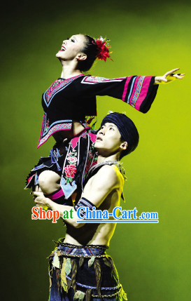 China Ethnic Clothing and Headwear Complete Set for Women