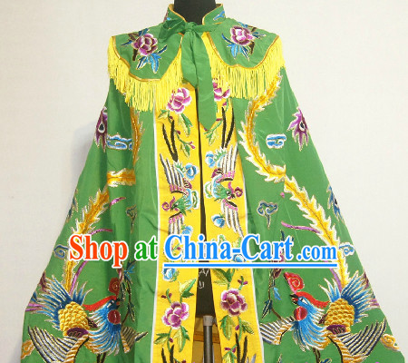 Chinese Traditional Phoenix Embroidery Mantle
