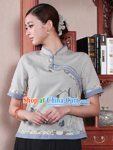 Traditional Chinese Mandarin Top for Women
