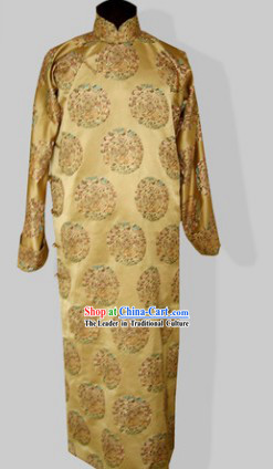Traditional Chinese Minguo Time Long Dress for Men