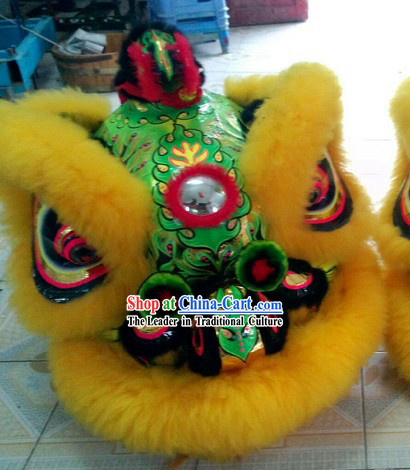 Well Handmade and Painted Hok San Lion Dance Costumes Complete Set