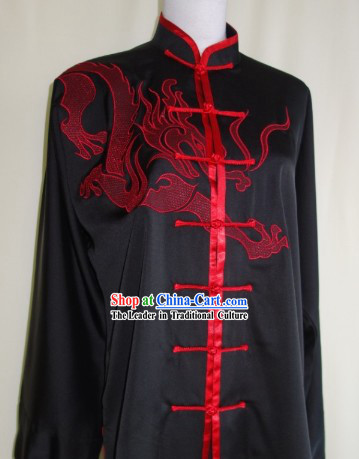 black and red dragon shirt