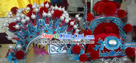 Ancient Chinese Bridegroom Wedding Hat and Phoenix Coronet