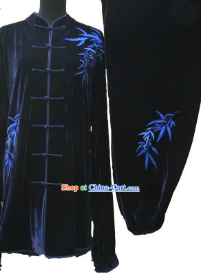 Winter Wear Tai Chi Martial Arts Velvet Outfits