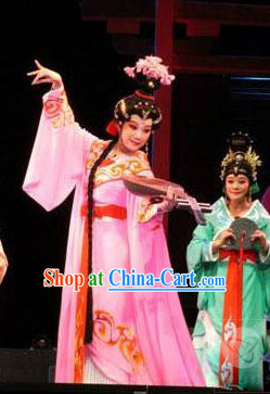 Wang Zhaojun Stage Costume and Headpiece Complete Set