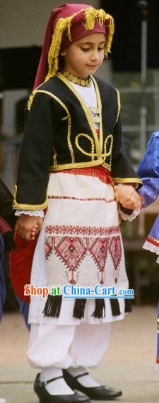 Traditional Greek Kids Costumes