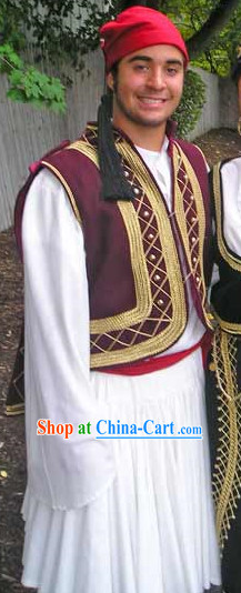 Mens Greek National Costumes Complete Set