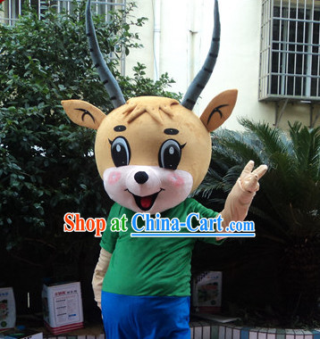 Chinese New Year Laughing Goat Mascot Costumes Complete Set