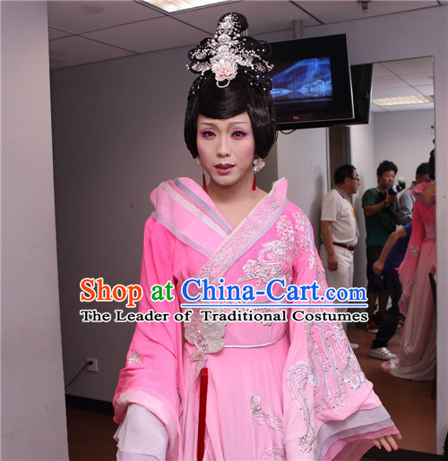 Chinese Opera Peking Opera Cantonese Opera Ancient Chinese Beauty Xi Shi Wigs and Hair Jewelry Set