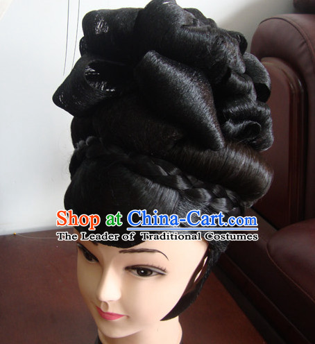 Chinese Opera Peking Opera Cantonese Opera Hairstyles Fascinators Fascinator Wholesale Jewelry Hair Pieces and Black Wigs