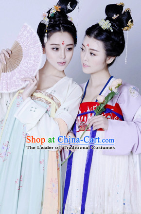 Asian Chinese Tang Dynasty Princess Halloween Costume Cosplay Costumes Complete Set
