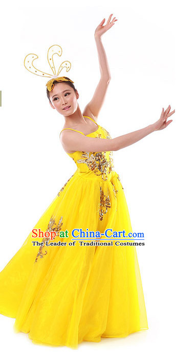 Chinese Modern Fan Dancing Clothes Costume Wholesale Clothing Group Dance Costumes Dancewear Supply for Girls