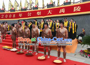 Xia Dynasty Men Clothing Chinese New Stone Age Costume
