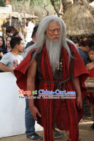 Xia Dynasty Old Men Costume