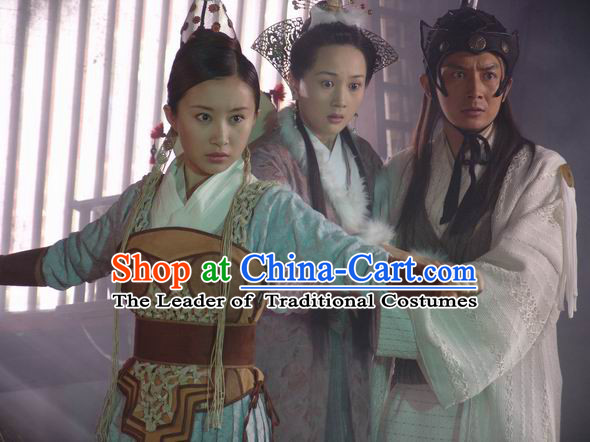 New Stone Age Legend Fairytale Jingwei Jing Wei TV Drama Costume