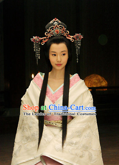 Eastern Zhou Princess Clothing and Hair Accessories Complete Set for Women