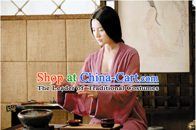 Chinese Eastern Zhou Dynasty Palace Empress Costume Complete Set for Women