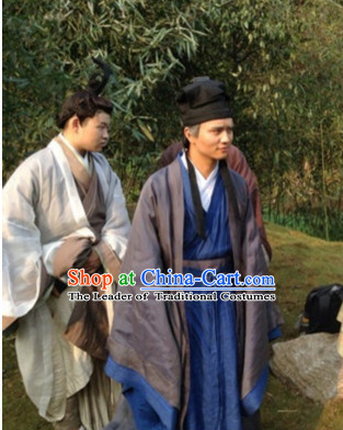 Chinese Costume Chinese Costumes National Garment Outfit Clothing Clothes Ancient Jin Dynasty Men Suits