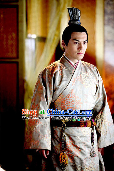 Chinese Costume Five Dynasties Chinese Classic Emperor Costumes National Garment Outfit Clothing Clothes for Men
