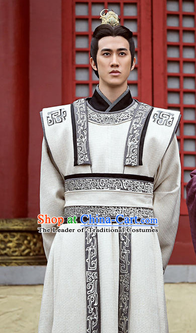 Tang Dynasty Emperor Gaozong of Tang Costumes Suit Garment Outfits Clothing Costumes Costume Complete Set for Men