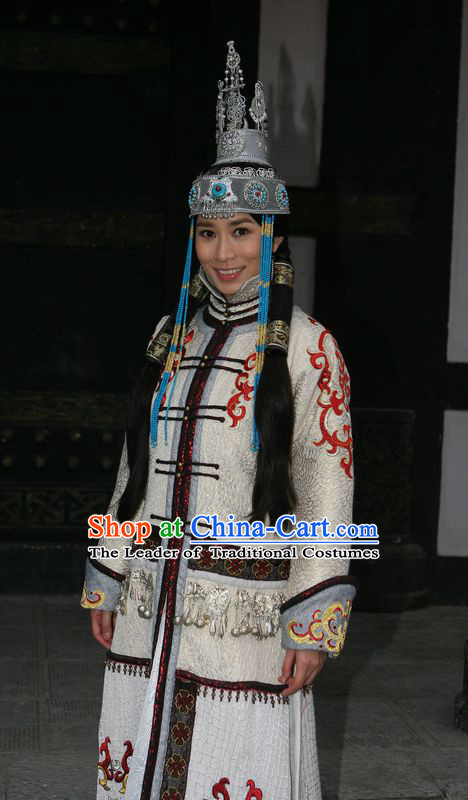 Yuan Dynasty Empress Princess Clothing Chinese Costume Complete Set for Women