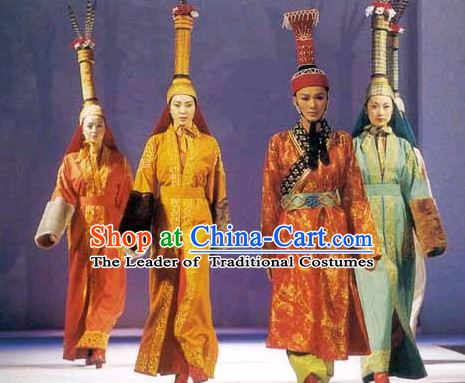 Yuan Dynasty Empress Garment Clothing Chinese Costume Complete Set for Women