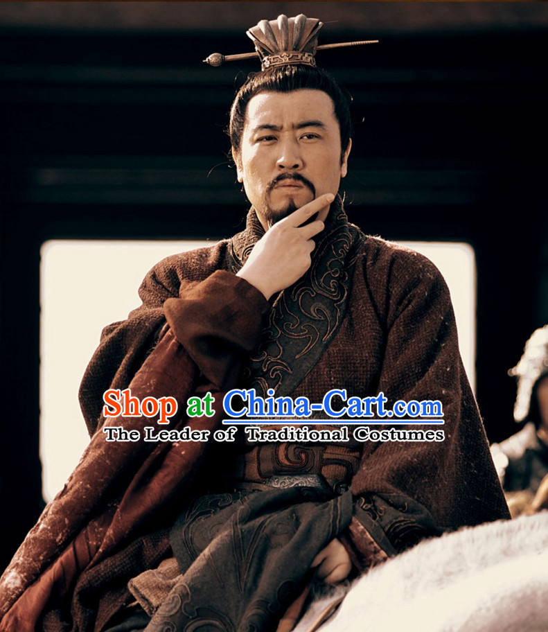 Three Kingdoms Chinese Chancellor Costume Costumes Clothing Clothes Garment Outfits Suits for Men
