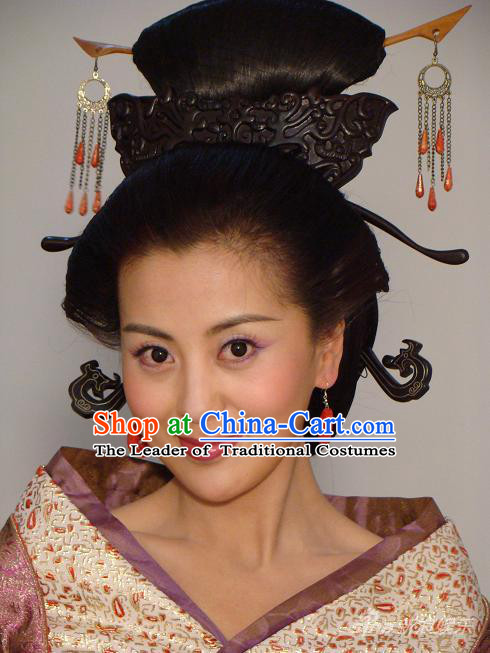 Han Dynasty Empress Black Wigs