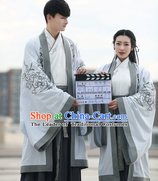 Ancient Chinese Costumes Kimono Couple Costumes Han Dynasty Wholesale Clothing Dance Costumes Cosplay for Men and Women