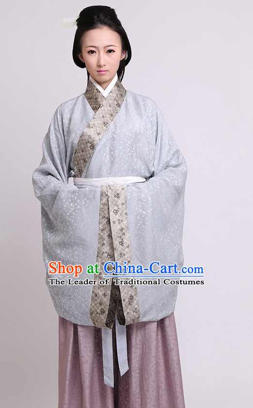 Chinese Costume Chinese Costumes Hanfu Han Dynasty Ancient China Scholar Clothing Dresses Garment Suits Clothes Complete Set for Women