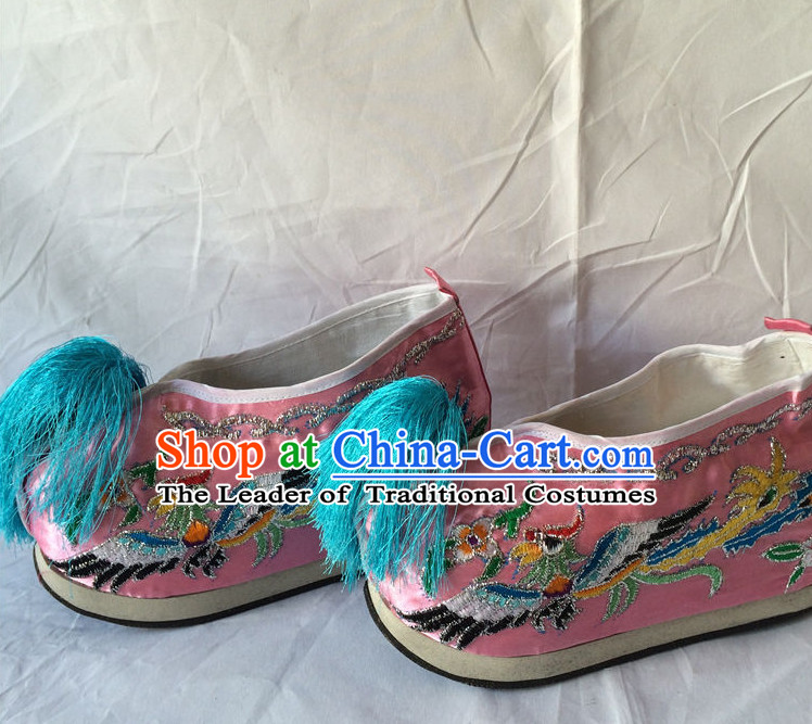 Classic Chinese Opera Embroidered Cranes for Women
