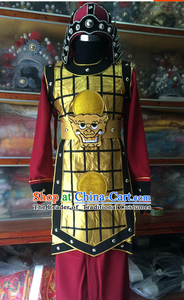 Chinese Opera General Warrior Clothes Dress China Costumes for Men
