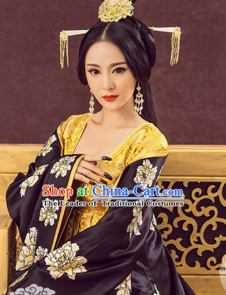Chinese Tang Dynasty Empress Costume Ancient China Costumes Han Fu Dress Wear Outfits Suits Clothing for Women