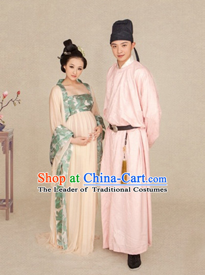 Chinese Tang Dynasty Costume Ancient China Costumes Han Fu Dress Wear Outfits Suits Clothing for Women and Men