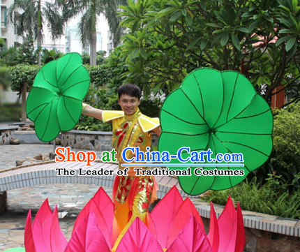 Giant Chinese Dance Apparel Flower Props Folk Dancing Prop Lotus Decoration