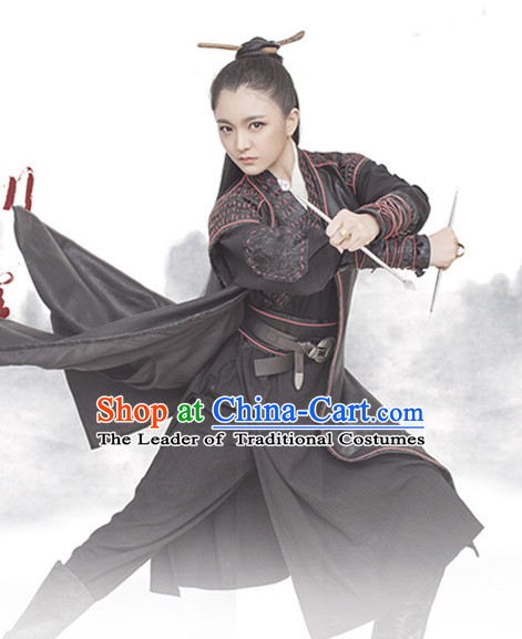 Chinese Han Dynasty Costume Ancient China Swordsmen Costumes Han Fu Dress Wear Outfits Suits Clothing for Women or Men