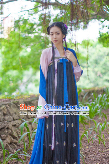 Asian Fashion Chinese Ancient Tang Dynasty Wife Clothes Costume China online Shopping Traditional Costumes Dress Wholesale Culture Clothing for Women