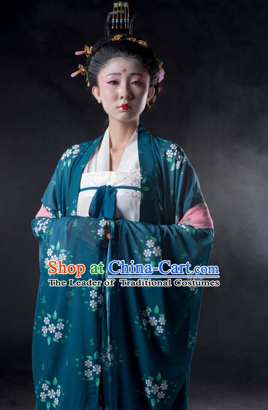 Chinese Ancient Han Dynasty Lady Clothes Costume China online Shopping Traditional Costumes Dress Wholesale Asian Culture Fashion Clothing and Hair Accessories for Women