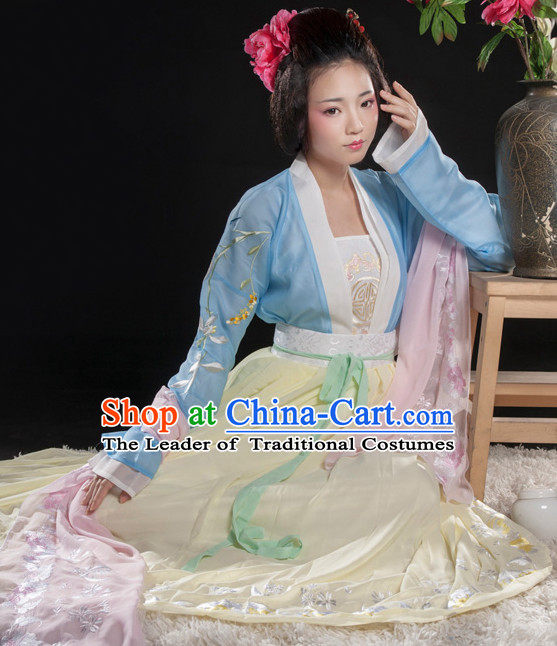 Asian Fashion Chinese Ancient Han Dynasty Lady Clothes Costume China online Shopping Traditional Costumes Dress Wholesale Culture Clothing and Hair Accessories for Women