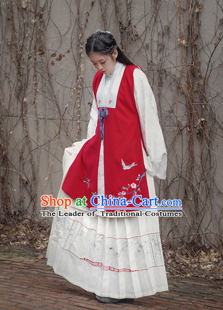 Chinese Costume Ancient Asian Korean Japanese Clothing Ming Dynasty Clothes Garment Outfits Suits for Women